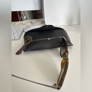 Ray-Ban Erika RB4171 710/T5 Havana Polarized Sunglasses 54mm Brown Lens